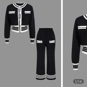 Micas Black and White 2 piece Outfit